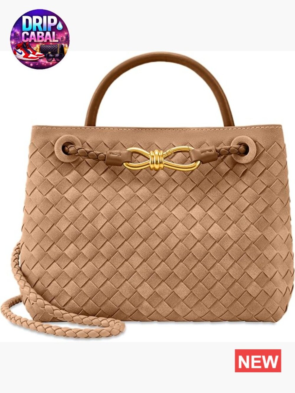Woven Tote Bag for Women Leather Shoulder Handbag Designer Top Handle Purse